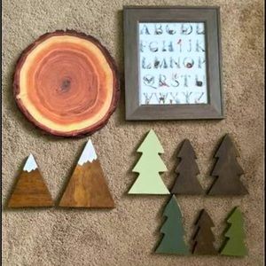 Woodland decor lot